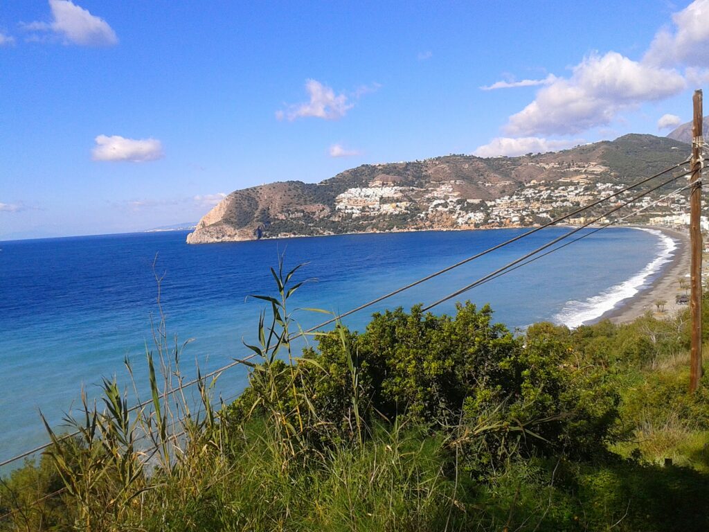 La Herradura Bay in Granada, Spain