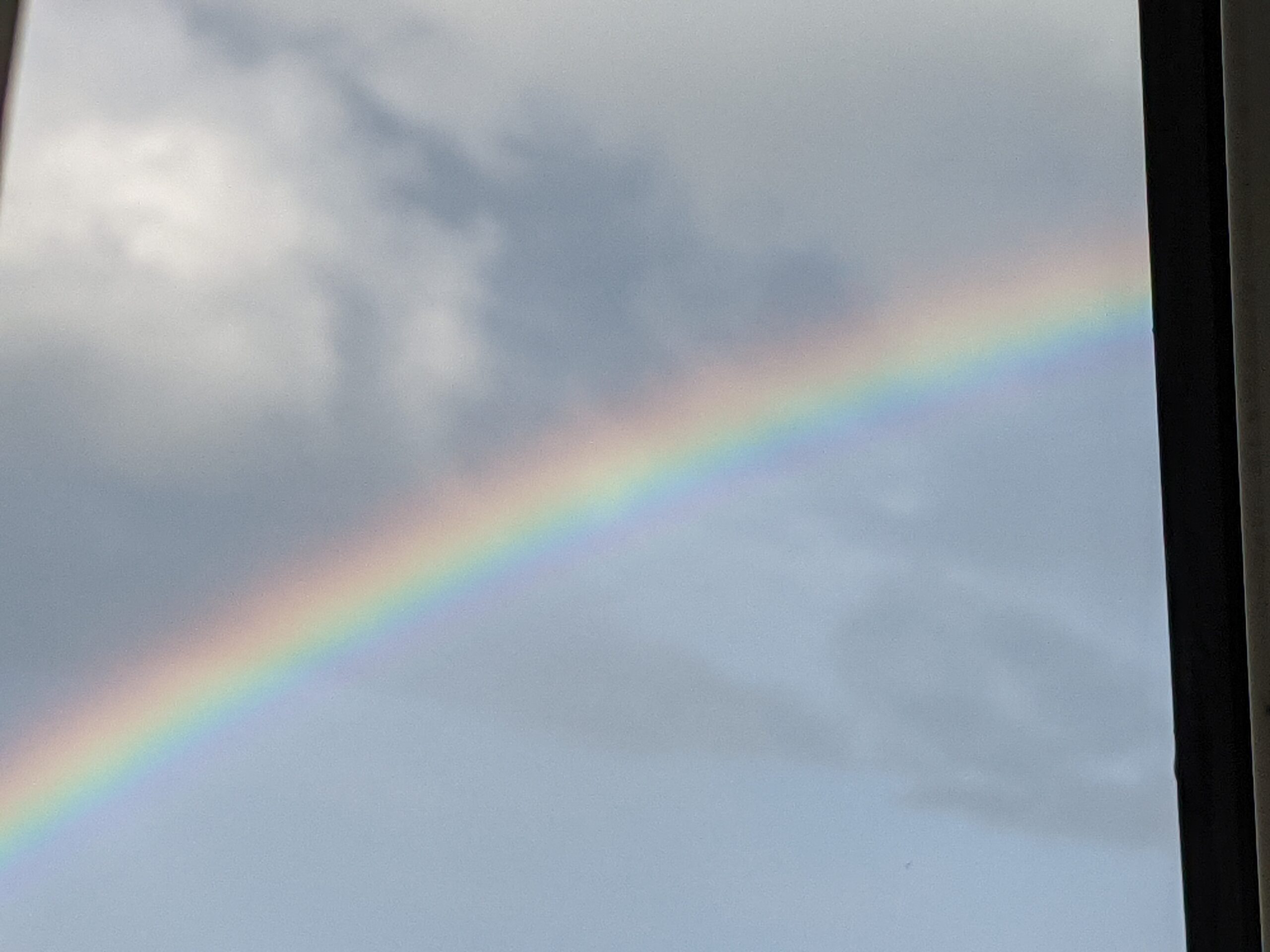Rainbow from my window in Saltburn